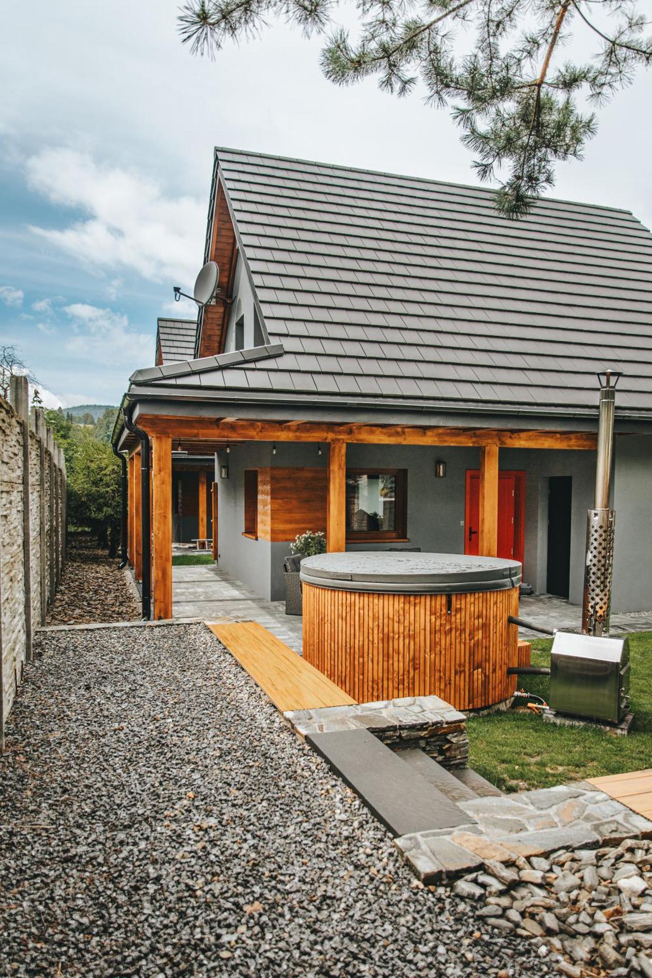 Skrzaci Zakatek - Domek Z Prywatna Balia Z Jacuzzi สโตรเนีย ชล็องสเกีย ภายนอก รูปภาพ