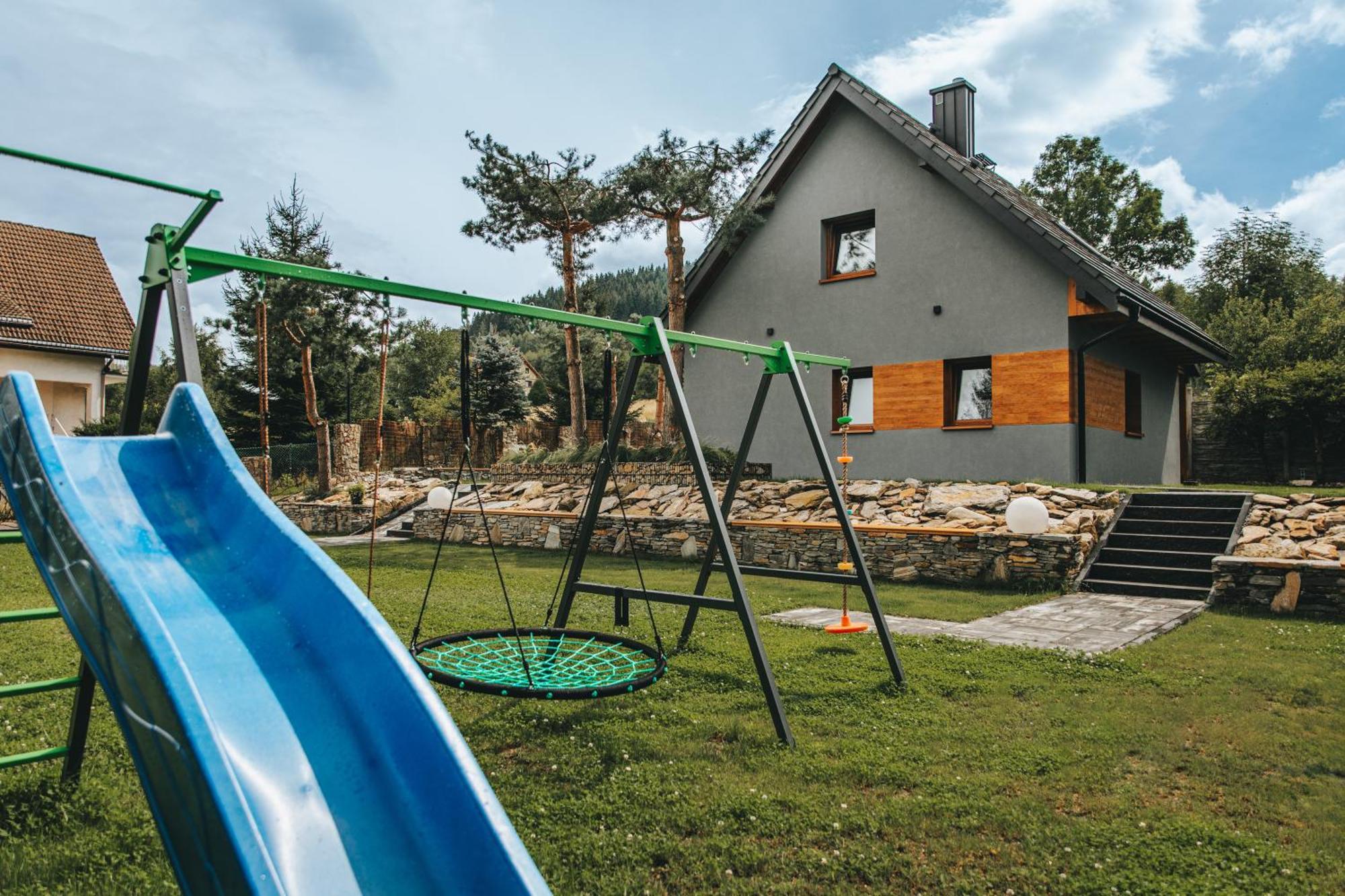 Skrzaci Zakatek - Domek Z Prywatna Balia Z Jacuzzi สโตรเนีย ชล็องสเกีย ภายนอก รูปภาพ