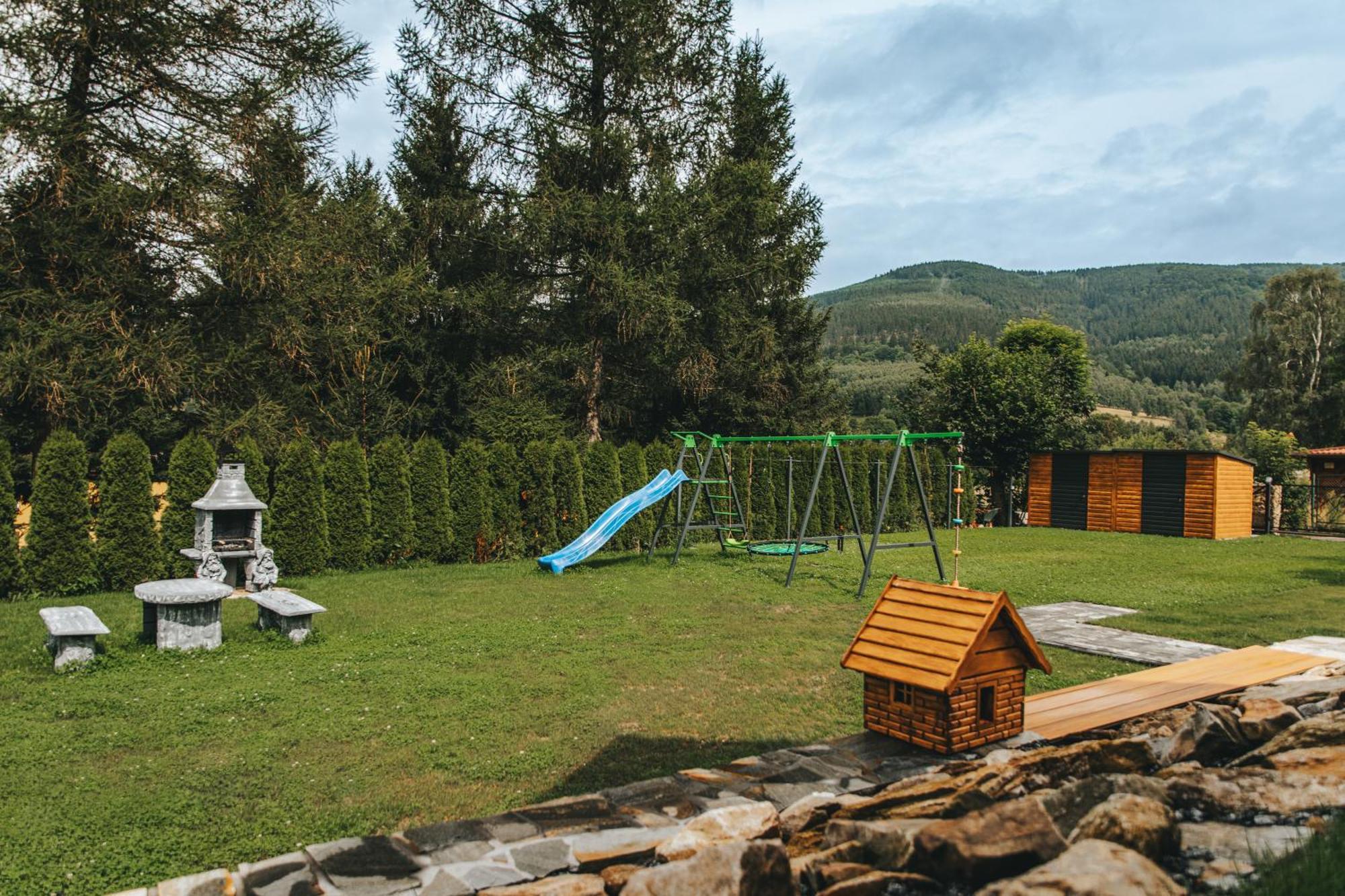 Skrzaci Zakatek - Domek Z Prywatna Balia Z Jacuzzi สโตรเนีย ชล็องสเกีย ภายนอก รูปภาพ